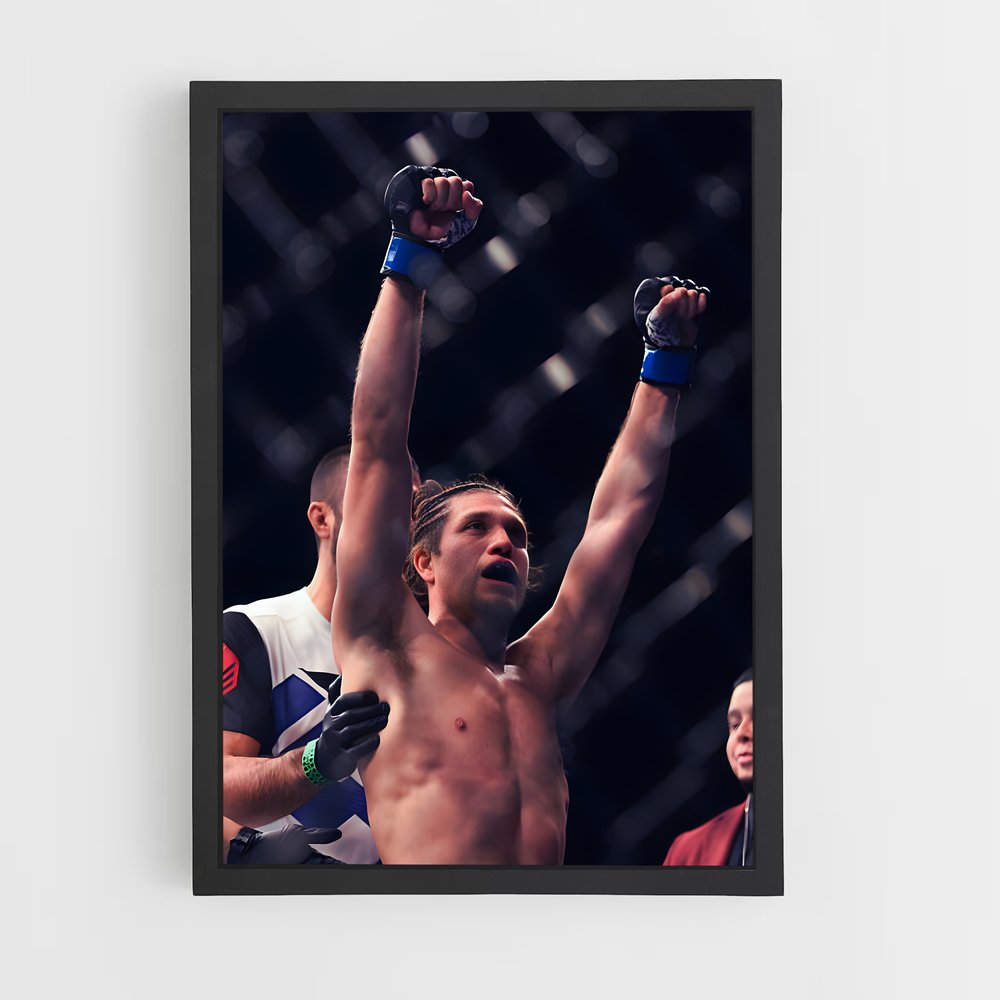 Poster Gant d'Acier – affiche MMA (vue 2)